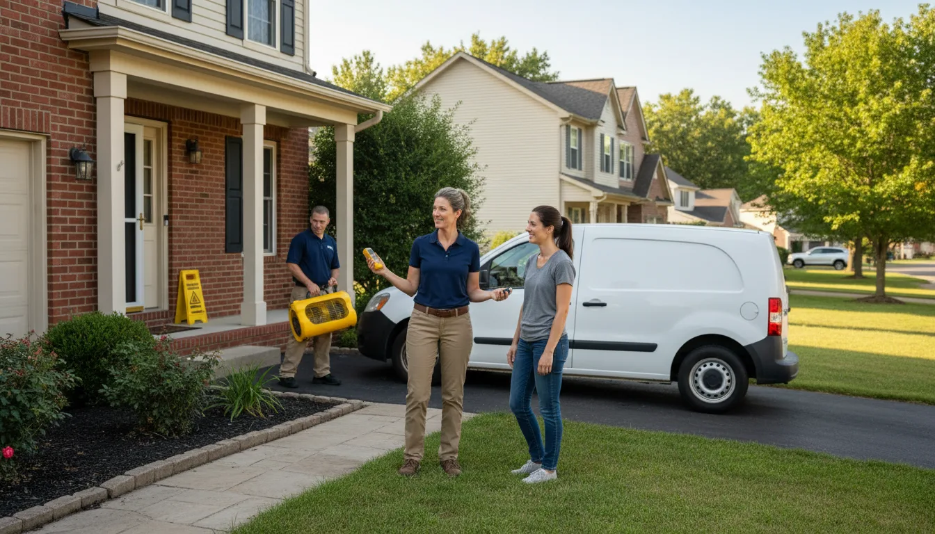 Residential water damage restoration in Robinsonville, MS